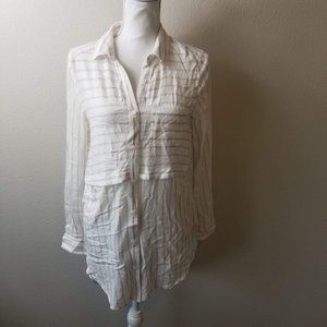 Leith / XS / White Collard button Down